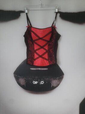 M Rampage Hot Pink lace corset